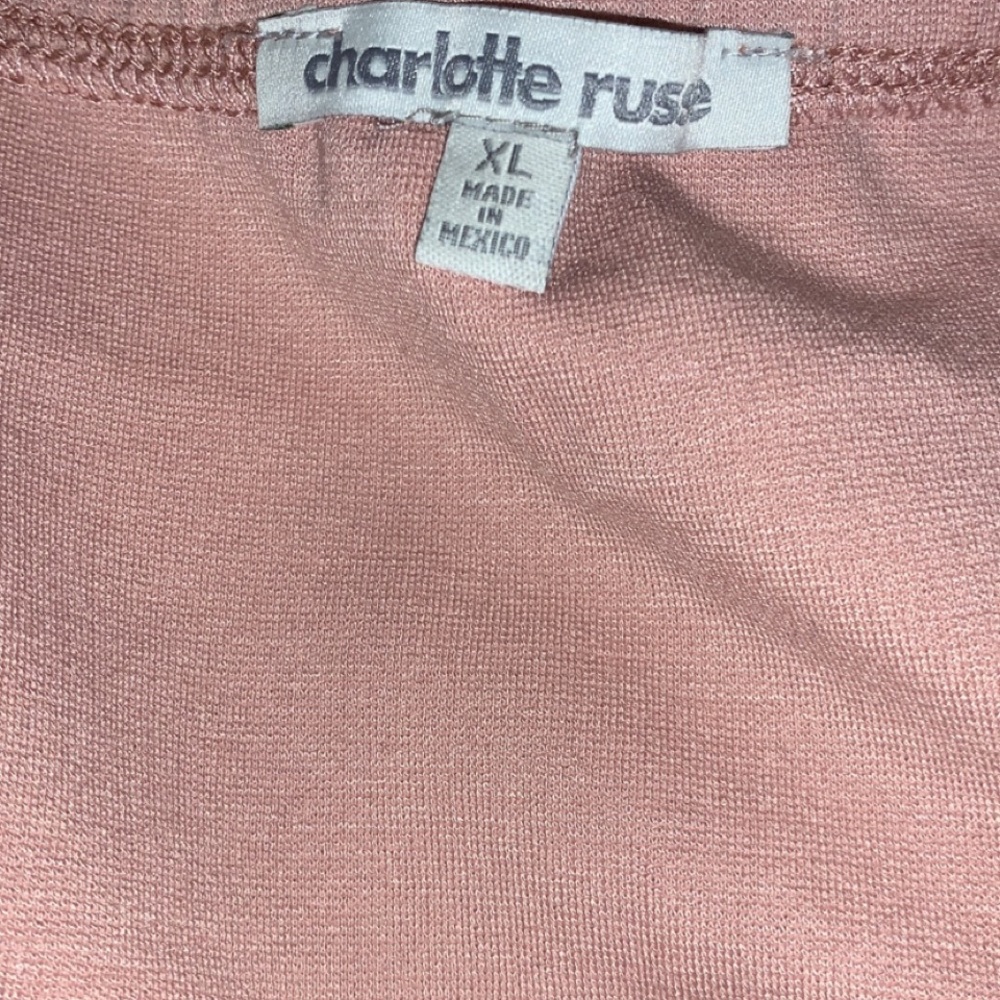 Mini nude pink Charlotte Russe classy dress